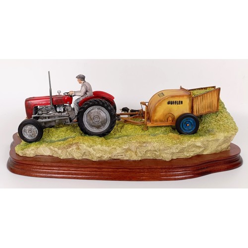 1009 - Border Fine Arts, Hay Turning, limited edition model, number 272/1750, with certificate, boxed