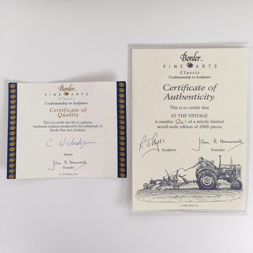 1015 - Border Fine Arts, At The Vintage, limited edition model, number 1241/2000, with certificate, boxed