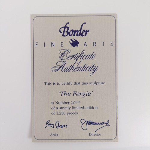 1016 - Border Fine Arts, The Fergie, limited edition model, number 397/1250, with certificate, boxed