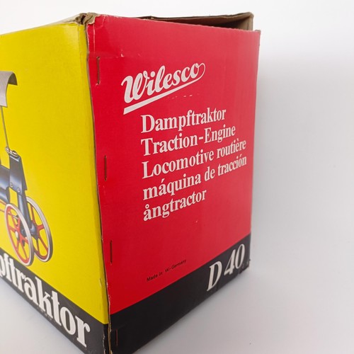 1019 - A Wilesco Dampftraktor model, boxed