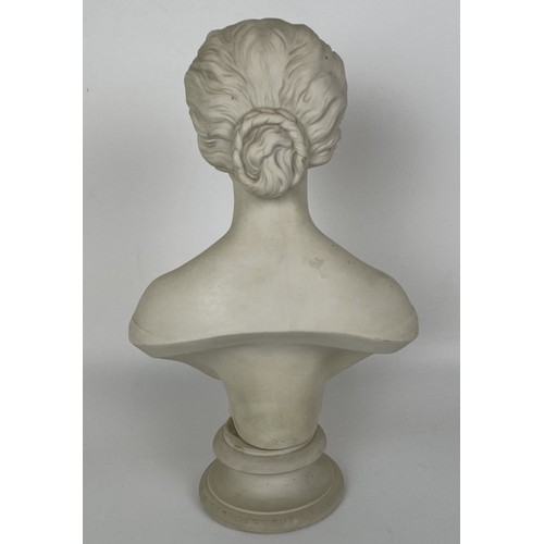 1044 - A Victorian Copeland parian bust of Alexandra, modelled by Mary Thornycroft for the Art Union of Lon... 