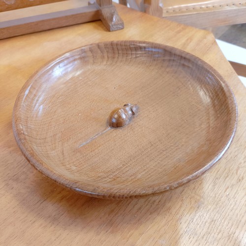 1210 - Robert Mouseman Thompson of Kilburn, a fruit bowl, 29 cm wide