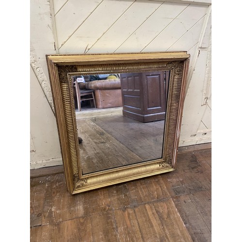 1290 - A shop style mirror, 123 x 93 cm, and three other mirrors (4)