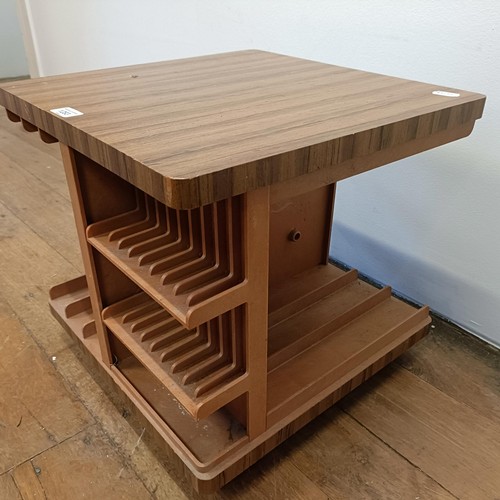 1283 - A record table, 45 cm wide