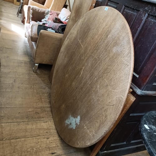 1248 - A set of six mid 20th century dining chairs and a matching table