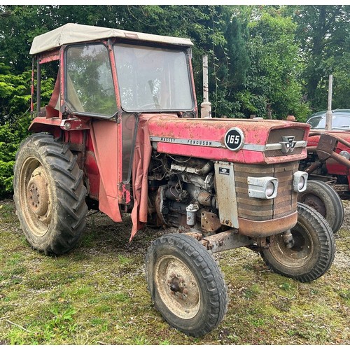 61 - A Massey-Ferguson 165 tractor, we understand this has a water pump issue, no documents