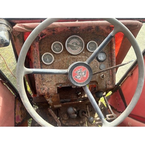 61 - A Massey-Ferguson 165 tractor, we understand this has a water pump issue, no documents