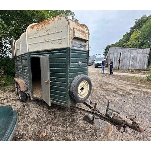 64 - A Rice horsebox, ideal for conversion into a coffee or food trailer for festivals, shows and parties... 