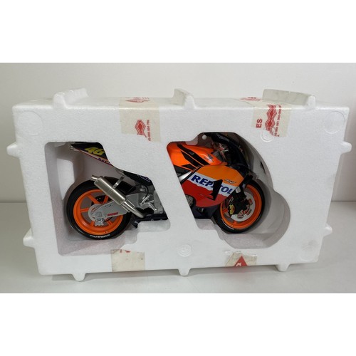 8 - A Guitoy model of an Escala race bike, and another, both boxed (2)