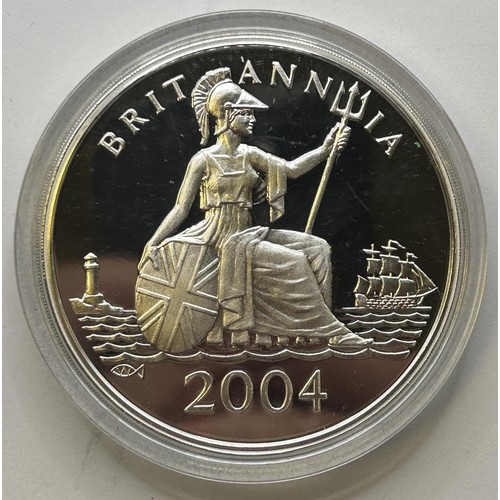 72 - A Westminster Britannia 5 oz silver coin, 2004, cased