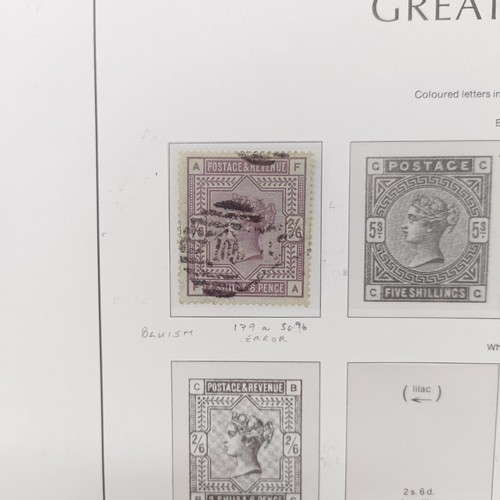 170 - A group of six QVR high value stamps, 2/6, 5/- (2), 10/- and £1 (2), cat. approx. £12,00... 