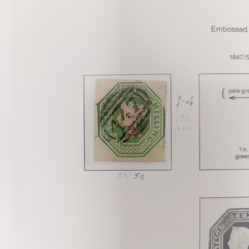 174 - A group of Kabe sheets, GB, QVR onwards, including a PUC 1929 £1 stamp, cat. approx. £12... 