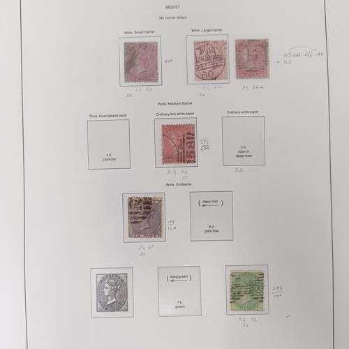 174 - A group of Kabe sheets, GB, QVR onwards, including a PUC 1929 £1 stamp, cat. approx. £12... 