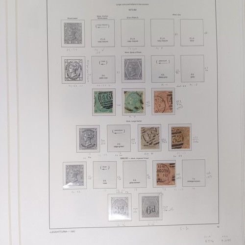 174 - A group of Kabe sheets, GB, QVR onwards, including a PUC 1929 £1 stamp, cat. approx. £12... 