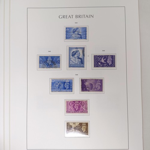 174 - A group of Kabe sheets, GB, QVR onwards, including a PUC 1929 £1 stamp, cat. approx. £12... 