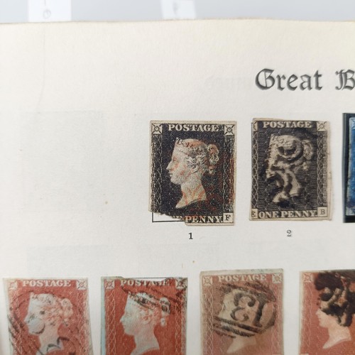 181 - An Imperial stamp album of GB & Commonwealth stamps to 1928, with high value stamps being copies