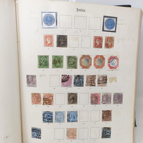 181 - An Imperial stamp album of GB & Commonwealth stamps to 1928, with high value stamps being copies