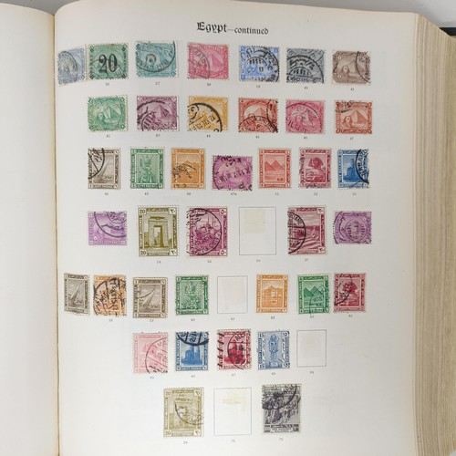 181 - An Imperial stamp album of GB & Commonwealth stamps to 1928, with high value stamps being copies