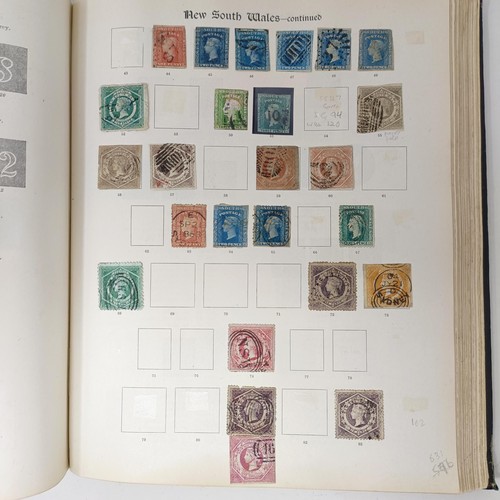 181 - An Imperial stamp album of GB & Commonwealth stamps to 1928, with high value stamps being copies