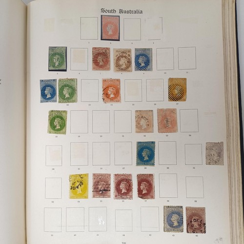 181 - An Imperial stamp album of GB & Commonwealth stamps to 1928, with high value stamps being copies