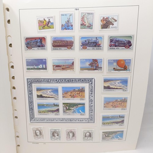 182 - South Africa - 1980-2013 fine unused u/m collection, complete for the period in an illustrated album... 