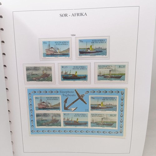 182 - South Africa - 1980-2013 fine unused u/m collection, complete for the period in an illustrated album... 