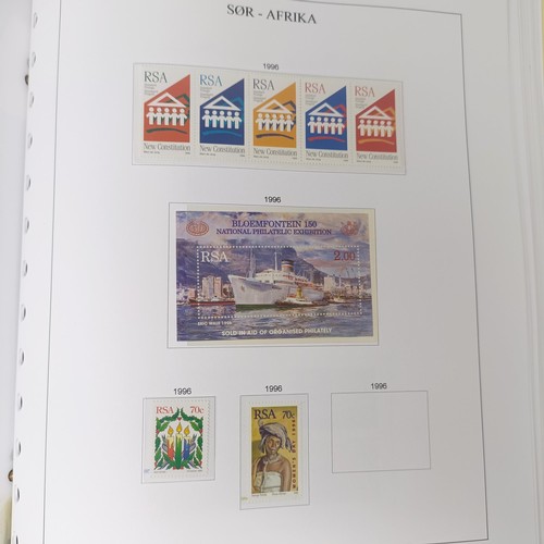 182 - South Africa - 1980-2013 fine unused u/m collection, complete for the period in an illustrated album... 