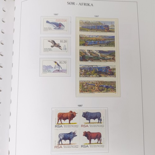 182 - South Africa - 1980-2013 fine unused u/m collection, complete for the period in an illustrated album... 