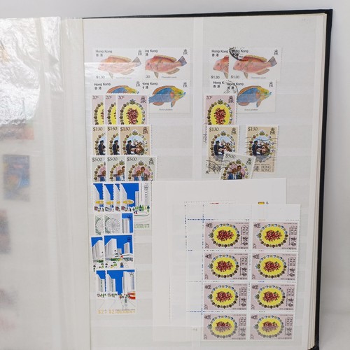 184 - Hong Kong - EdVII-QE2 extensive unused and used duplicated dealer's stock, in a large stockbook with... 