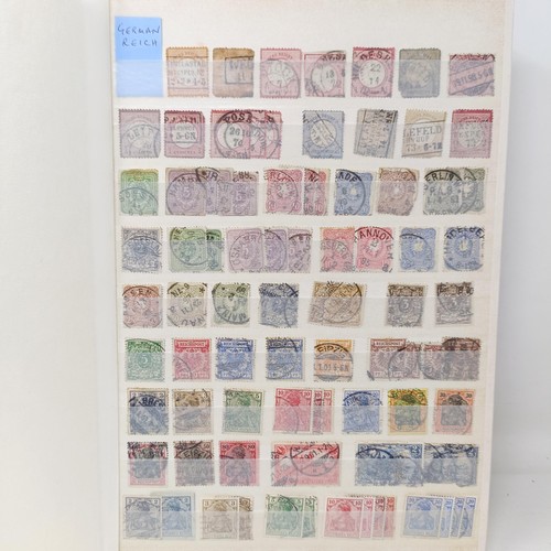 185 - Assorted stamps, to include Third Reich, in two albums