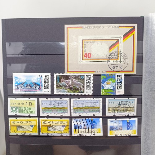 185 - Assorted stamps, to include Third Reich, in two albums