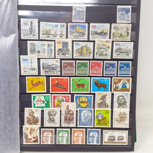 185 - Assorted stamps, to include Third Reich, in two albums