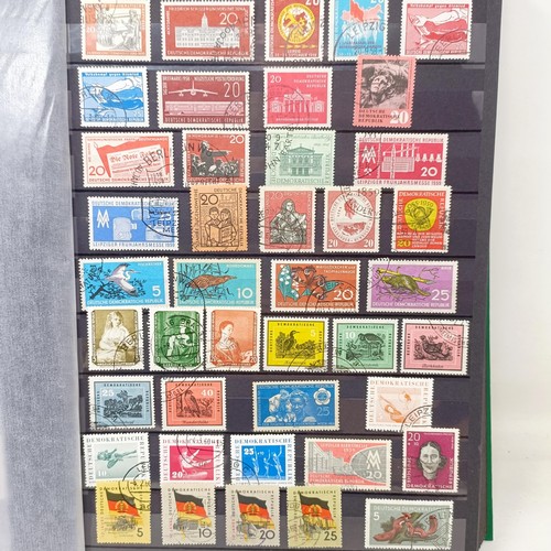 185 - Assorted stamps, to include Third Reich, in two albums