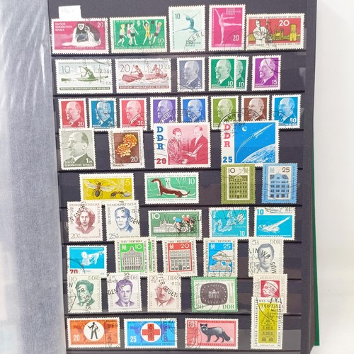 185 - Assorted stamps, to include Third Reich, in two albums