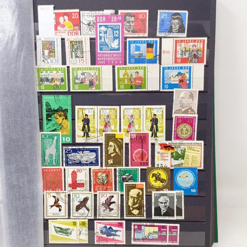 185 - Assorted stamps, to include Third Reich, in two albums