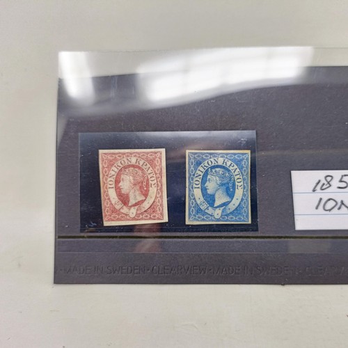 190 - Two QVR Ionian Islands stamps, 1859