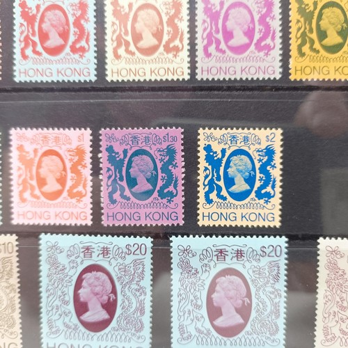 201 - Hong Kong - 1962 Wmk CA QE2 set to $20, one u/m (less 65c), one 1mm and new design set to $50 with t... 