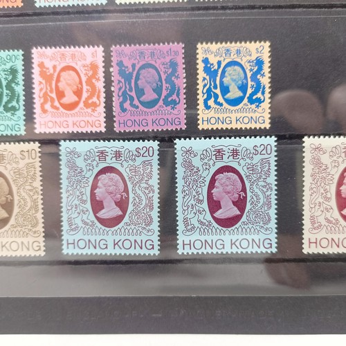 201 - Hong Kong - 1962 Wmk CA QE2 set to $20, one u/m (less 65c), one 1mm and new design set to $50 with t... 