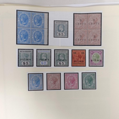 205 - British Honduras - 1872-1973 fine unused collection with better QV sets and values, Edward to $1, GV... 