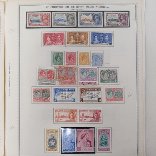 207 - St Christopher and St Kitts Nevis - 1870-1980 unused collection with good QV values, GV to 5/- GVI s... 