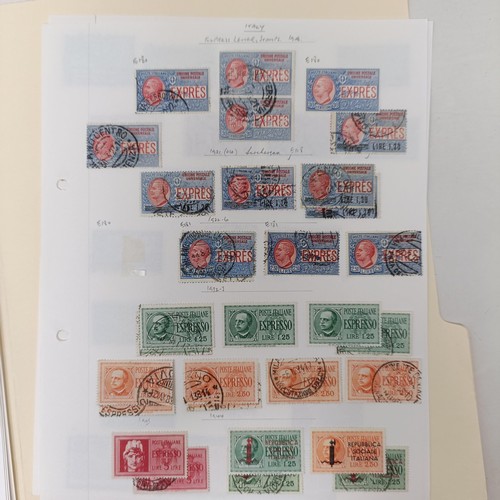 210 - Italian States- Unchecked unused and used selection with Sicily, Sardinia, Parma etc. with high valu... 