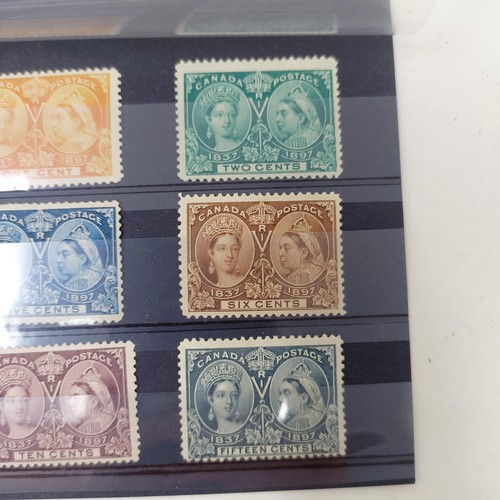 215 - Canada- 1897 Jubilee ½c-15c set of 9 values unused with gum, cat.£640