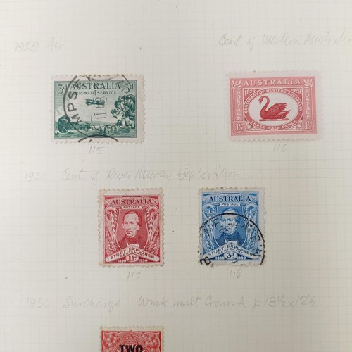 223 - Australia and States- Unused and used collection on album leaves with a useful range of Roo and GV i... 