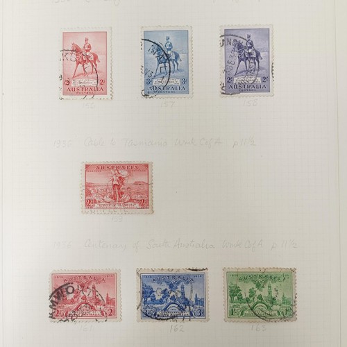 223 - Australia and States- Unused and used collection on album leaves with a useful range of Roo and GV i... 