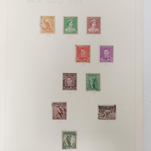 223 - Australia and States- Unused and used collection on album leaves with a useful range of Roo and GV i... 