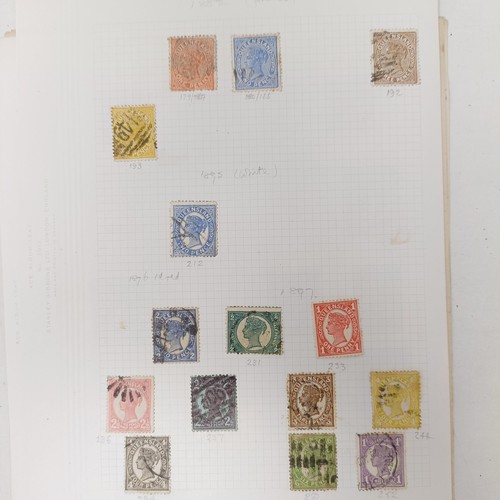 223 - Australia and States- Unused and used collection on album leaves with a useful range of Roo and GV i... 