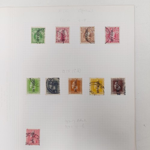 224 - New Zealand- 1862-1930 collection on album leaves with some better sets and values inc. some useful ... 