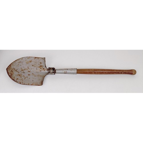 272 - ***Regretfully Withdrawn*** A trench shovel, assorted knives, assorted soft gun cases, and other ite... 