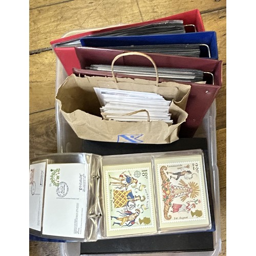 232 - Assorted first day covers and loose stamps (box)Provenance: Sold on behalf of SNCB Society