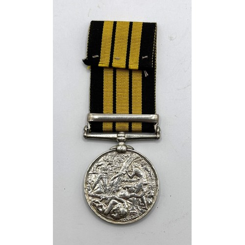 291 - An East and West African Medal, with Benin 1897 clasp, awarded to 5202 H H Bury, RMA HMS St George, ... 